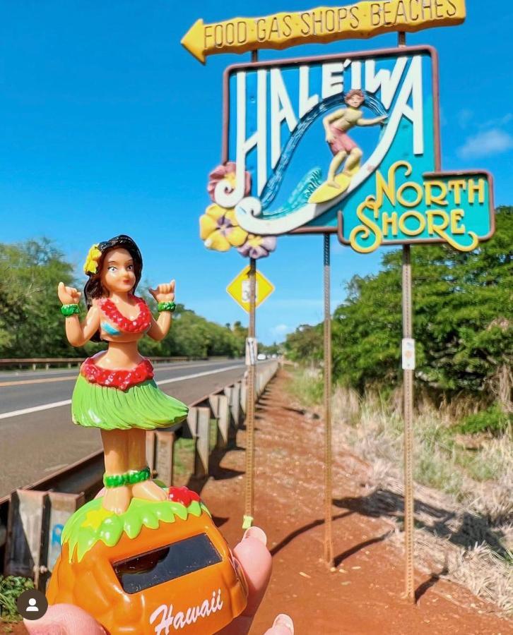Cute Off Grid Glampsite With Wifi- 5 Min From Haleiwa Town Hotell Exteriör bild